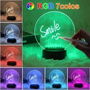 1pc Erasable Writing Board Lamp
